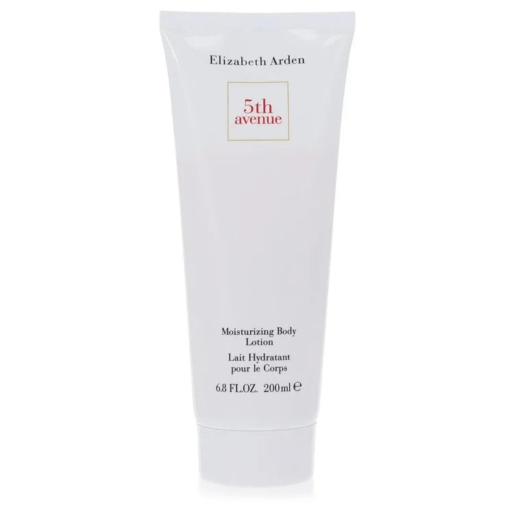 Elizabeth Arden 5th Avenue moisturizing body lotion on a white background