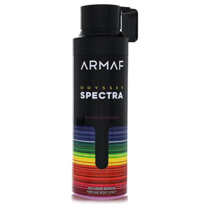 Armaf Odyssey Spectra Rainbow Edition Cologne bottle — woody aromatic fragrance with bergamot, lavender, cardamom, patchouli, amber and benzoin
