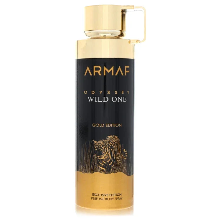 Armaf Odyssey Wild One Gold Edition perfume bottle on a white background