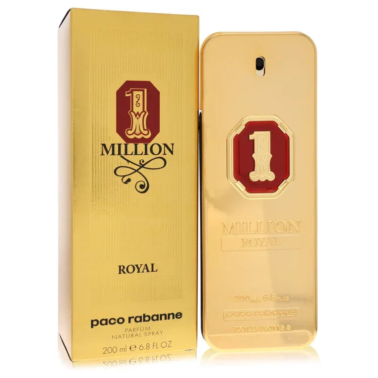 1 Million Royal Cologne bottle - Paco Rabanne warm spicy aromatic amber fragrance with bergamot, cardamom, lavender, benzoin and cedar