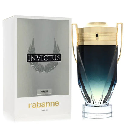 Paco Rabanne Invictus Eau de Toilette trophy-shaped bottle — woody aquatic EDT with grapefruit, bay leaf, oak moss and guaiac wood