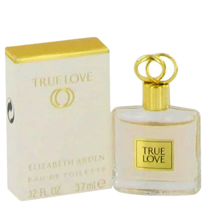 Elizabeth Arden True Love perfume bottle and packaging on a white background