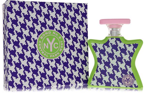 Bond No. 9 Central Park West Eau de Parfum bottle - Women's oriental floral fragrance with bergamot, aldehydes, rose, jasmine, lily of the valley, sandalwood, amber, musk, and vanilla