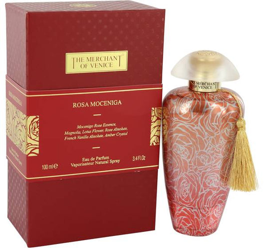 The Merchant of Venice Rosa Moceniga Perfume bottle - women's floral rose fragrance with Sicilian citrus, magnolia, lotus, vanilla and musk
