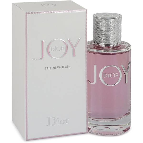 Christian Dior Joy by Dior Eau de Parfum bottle - Women's floral woody musk fragrance with bergamot, mandarin orange, Grasse rose, jasmine, peach, cassis, sandalwood, white musk, cedar, patchouli, and benzoin