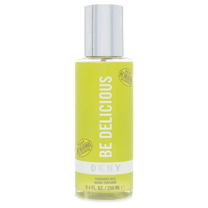 DKNY Be Delicious Perfume bottle — floral fruity women’s Eau de Parfum with cucumber, grapefruit, magnolia, green apple, lily-of-the-valley, rose, tuberose, violet, amber, sandalwood, and woods.