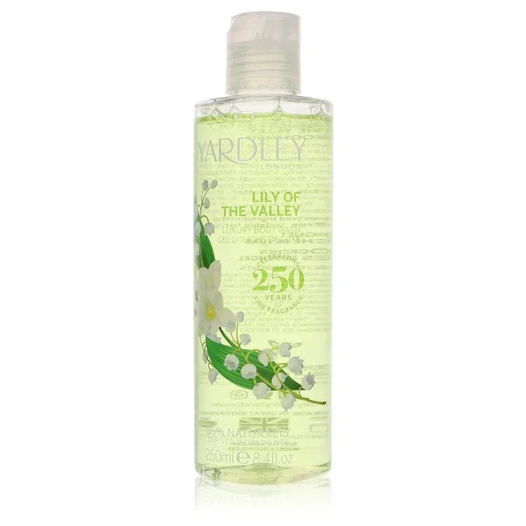 Yardley Lily of the Valley perfume bottle on a white background