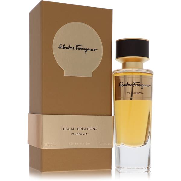 Salvatore Ferragamo Vendemmia Eau de Parfum bottle - women's fruity floral fragrance with grape, bergamot, rose, jasmine, and cedarwood