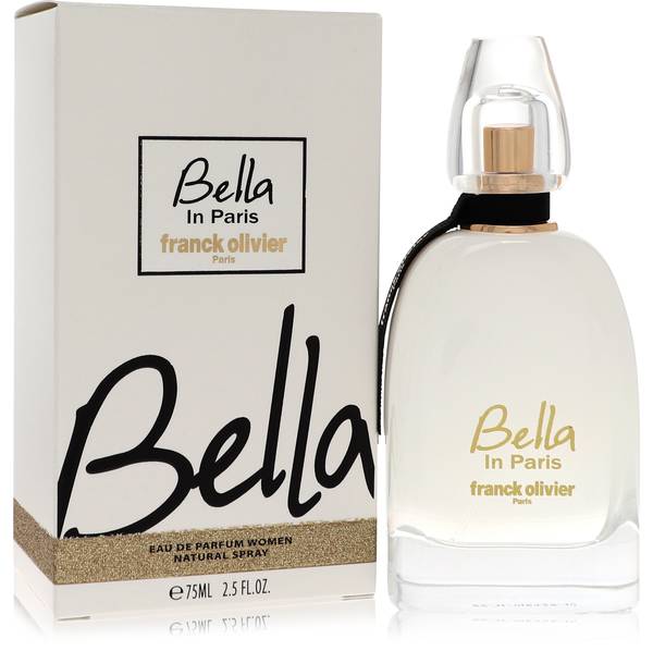 Franck Olivier Bella in Paris bottle - floral fruity perfume with pear, peach, Turkish rose, iris, sandalwood and musk