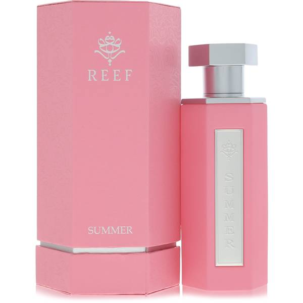 Reef Summer Pink Parfum Perfume bottle - women's fruity amber fragrance with pear and creamy sandalwood
