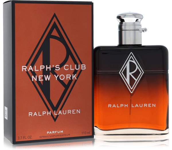 Ralph Lauren Ralph's Club New York Eau de Parfum bottle - men's fougère ambery fragrance with blackcurrant, lavender, sandalwood, and bourbon vanilla