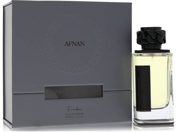 Afnan Lynked Freedom Black Cologne bottle - aromatic spicy Eau de Parfum with bergamot, grapefruit, lavender and cardamom
