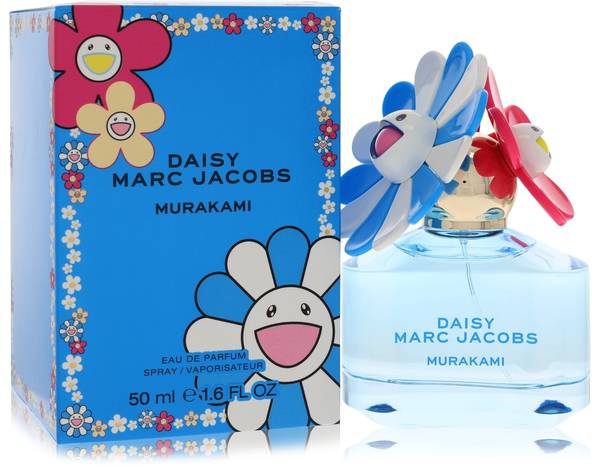 Marc Jacobs Daisy Murakami Blue Eau de Toilette for Women bottle - Women's fruity floral fragrance with raspberry, apple, lilac, hyacinth, white flowers, vanilla, and musk