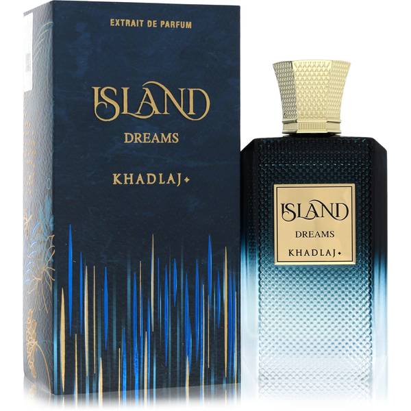 Khadlaj Island Dreams Perfume bottle - unisex citrus fragrance with bergamot, ginger, grapefruit and ambroxan
