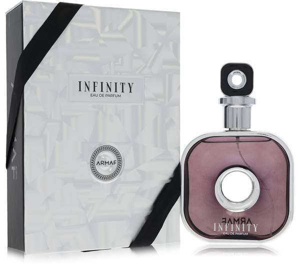 Armaf Infinity Silver Eau de Parfum for Men bottle - Men's woody aromatic fragrance with bergamot, ginger, grapefruit, pink rose, geranium, apple, cardamom, cedarwood, vetiver, and cashmere wood