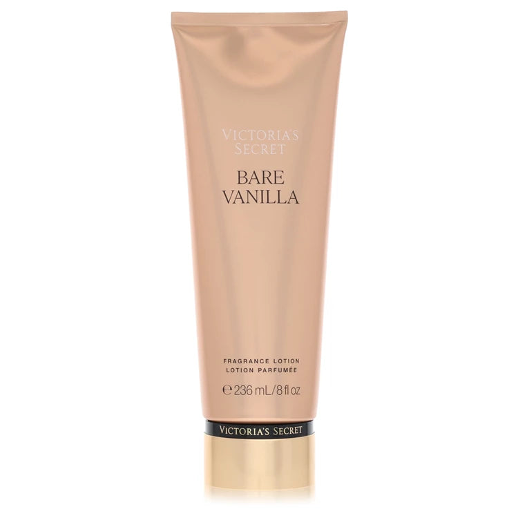 Victoria's Secret Bare Vanilla fragrance lotion on a white background