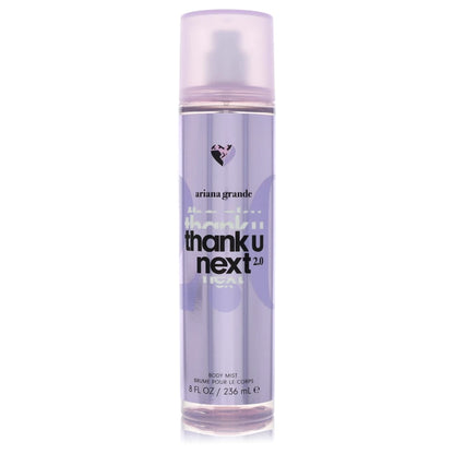 Ariana Grande Thank U Next 2.0 Perfume playful bottle — bright fruity floral fragrance featuring wild strawberry, pink grapefruit, white orchid, sweet marshmallow, and sensual musk notes