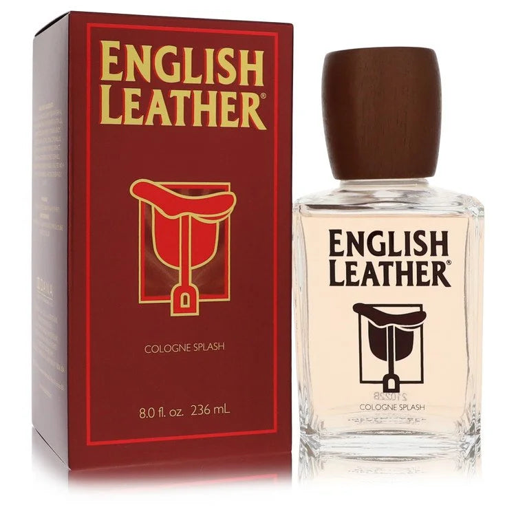 English Leather Cologne by Dana bottle - classic leather fragrance with citrus, lavender, rosemary, cedar, tonka bean, vetiver and musk
