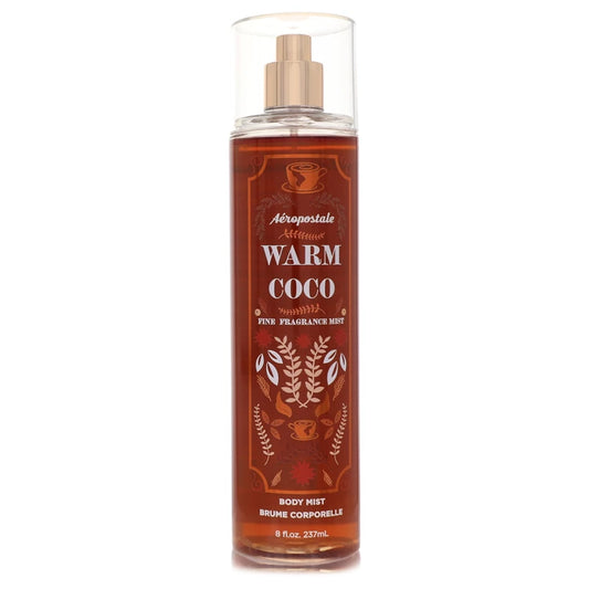 Aéropostale Warm Coco body mist spray bottle on a white background
