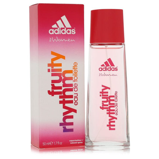 Adidas Fruity Rhythm Perfume bottle — Floral Fruity women's fragrance with raspberry, blackcurrant, rose, and peony notes
