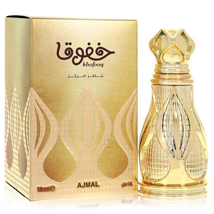 Ajmal Khofooq concentrated perfume oil attar for men and women in original gold-tinted bottle sealed