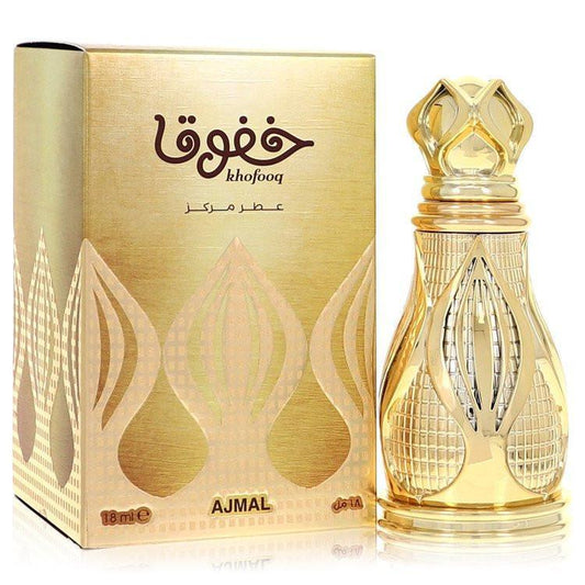 Ajmal Khofooq concentrated perfume oil attar for men and women in original gold-tinted bottle sealed
