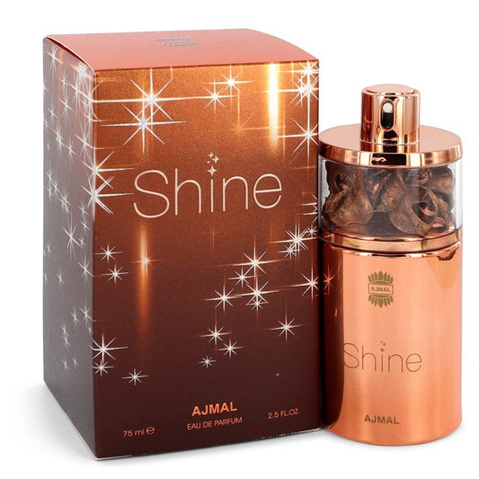 AJMAL Shine perfume bottle and packaging on a white background