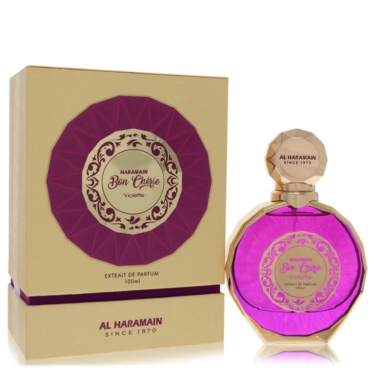 Al Haramain perfume bottle and packaging on a white background