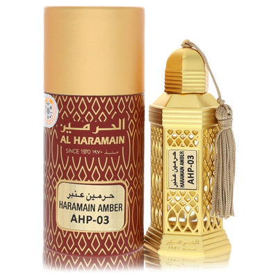 Al Haramain Amber Cologne bottle — amber woody spicy perfume with amber accord, warm spices, and musk notes.