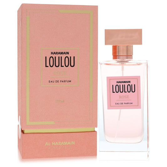 Al Haramain Loulou Rose Perfume bottle — Floral Oriental women's fragrance with bergamot, lychee, freesia, rose, jasmine, and amber notes