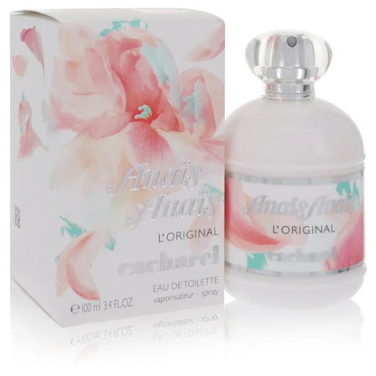 Cacharel Anais Anais Perfume bottle — Floral Green women's fragrance with hyacinth, lily of the valley, rose, lily, oakmoss, and sandalwood notes