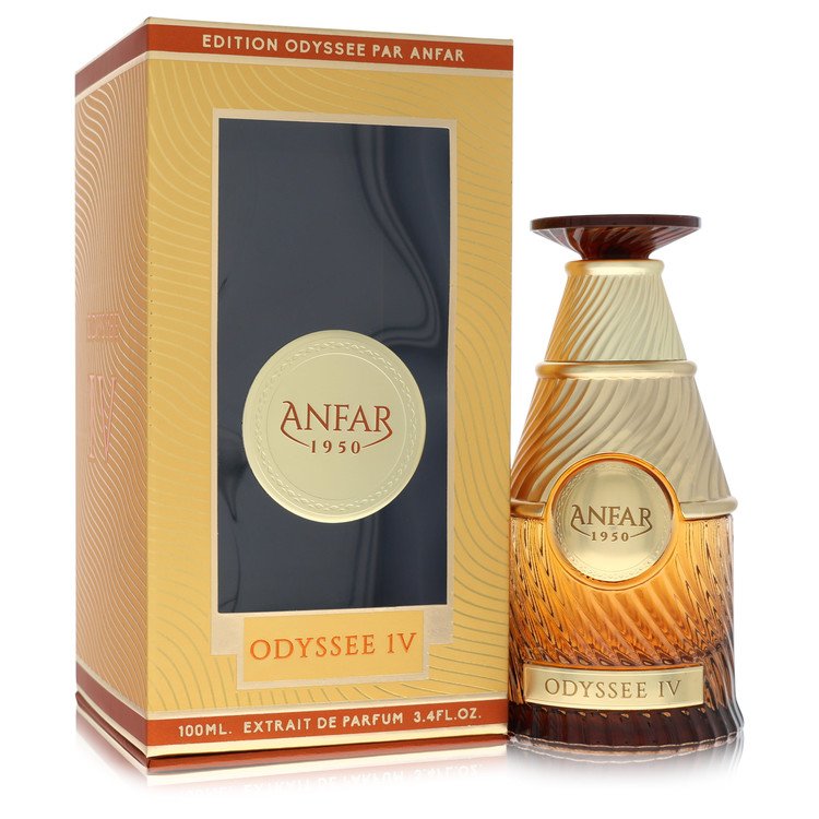 Anfar Odyssee Iv Perfume bottle — vibrant oriental woody fragrance with citrus, fruity notes, spices, amber, and woodsy notes.