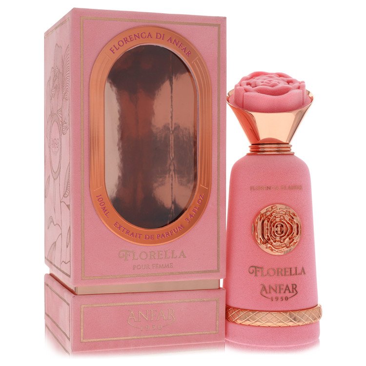 Anfar Florella Perfume bottle — exotic floral woody oriental fragrance with citrus, rich florals, spices, amber, and precious woods.