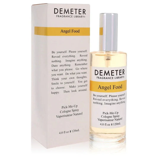 Demeter Angel Food cologne spray in clear bottle with simple label
