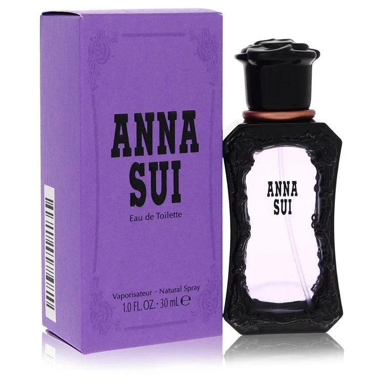 Anna Sui perfume bottle and packaging on a white background