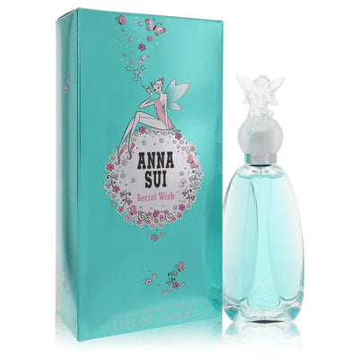 Anna Sui Secret Wish perfume bottle and packaging on a white background