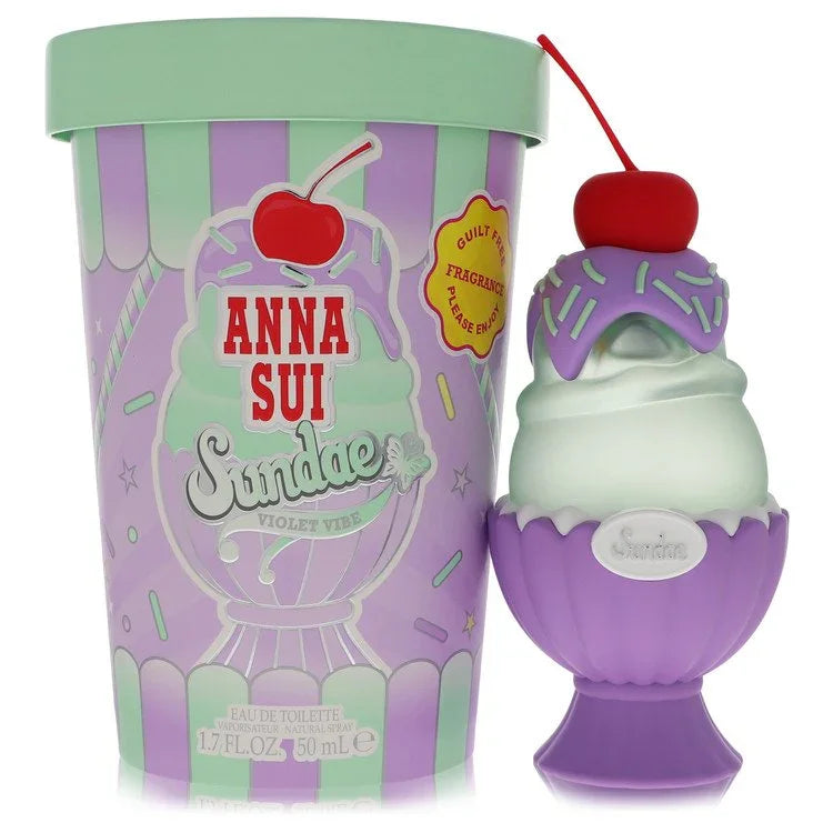 Anna Sui Sundae perfume bottle and packaging on a white background