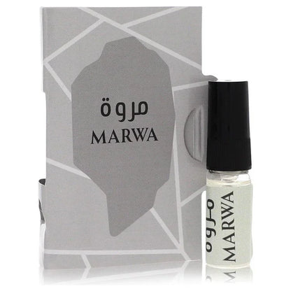 Marwa perfume bottle and packaging on a white background