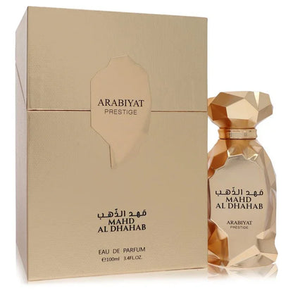 Arabiyat Prestige Mahd Al Dhahab Eau de Parfum cologne for men in original sealed packaging