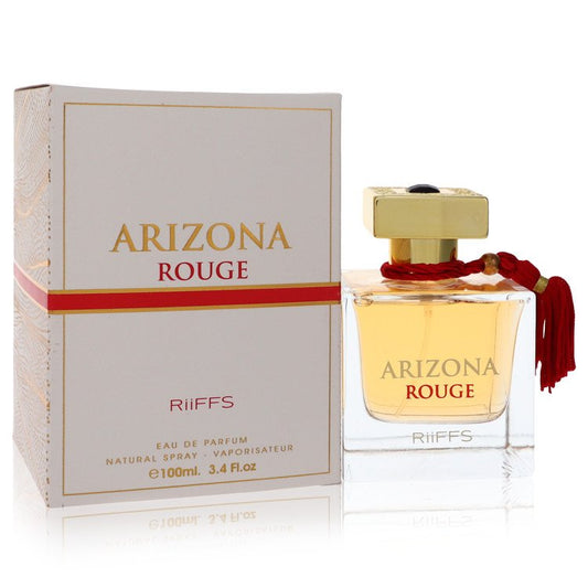 Arizona Rouge perfume bottle and packaging on a white background