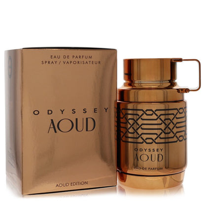 Armaf Odyssey Aoud Cologne bottle — oriental woody fragrance with grapefruit, bergamot, black pepper, saffron, oud and patchouli