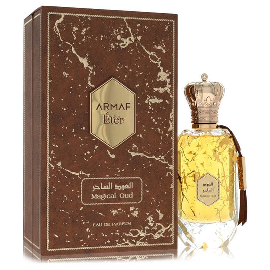 Armaf Eifer Magical Oud perfume bottle and packaging on a white background