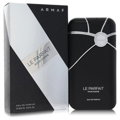 Armaf Le Parfait Pour Homme Eau de Parfum bottle with black currant, pineapple, lemon, jasmine, ambergris and patchouli