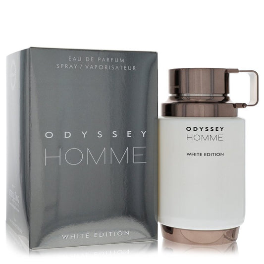 Armaf Odyssey Homme White Edition cologne bottle fresh woody men’s fragrance
