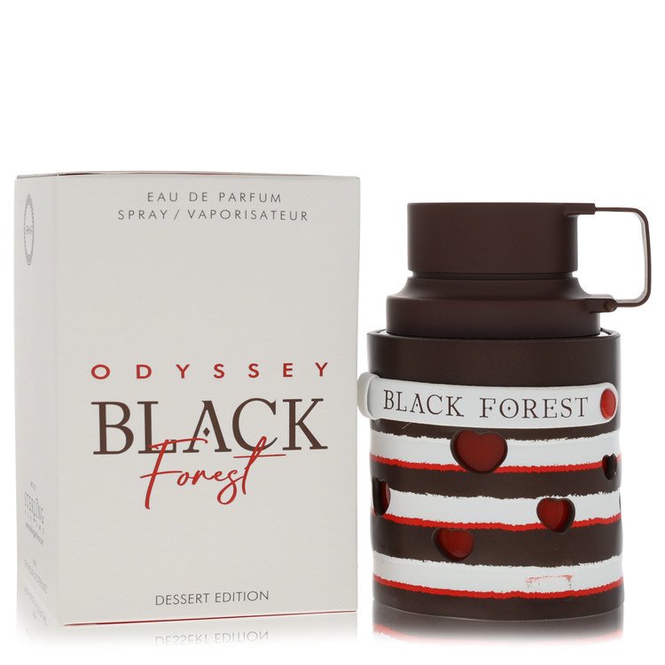 Armaf Odyssey Black Forest Perfume bottle — Woody Aromatic Ambery men's fragrance with bergamot, cedarwood, amber, and vanilla notes