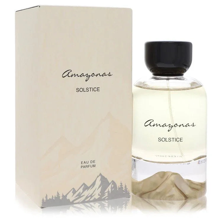 Amazonas Solstice perfume bottle and packaging on a white background