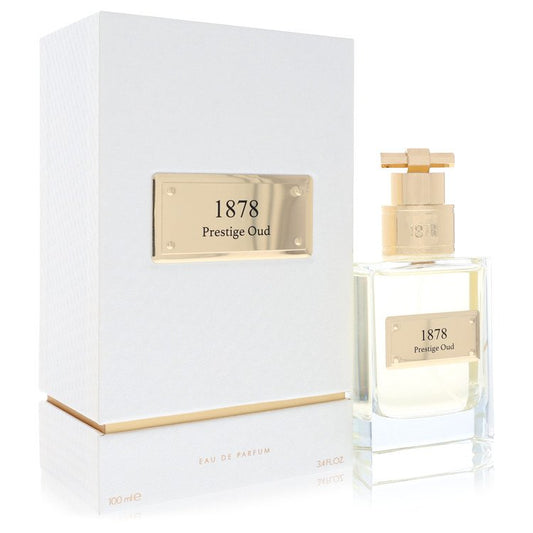 1878 Prestige Oud perfume bottle and packaging on a white background