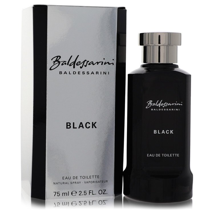 Baldessarini Black Eau de Toilette bottle and packaging on a white background