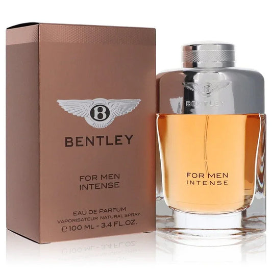 Bentley for Men Intense perfume bottle and packaging on a white background
