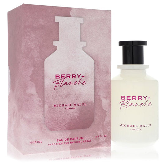 Michael Malul Berry+Blanche Perfume bottle — ethereal fruity aromatic woody fragrance with wild strawberry, pepper, lavender, clove, and Peru balsam.